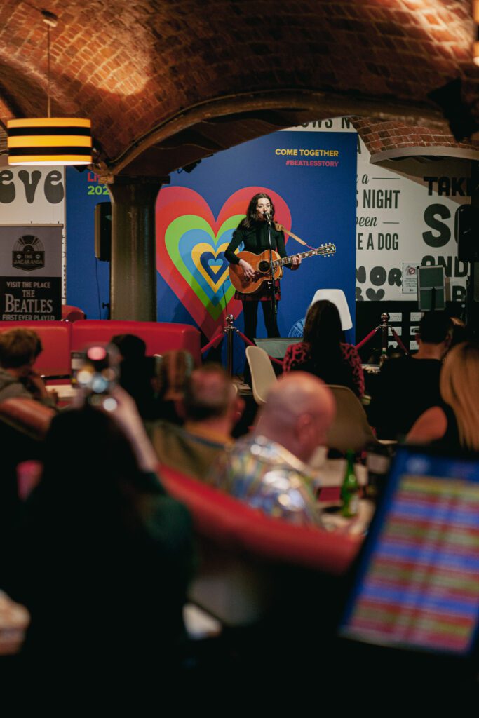 Música en vivo en el Fab4 Café Albert Dock
