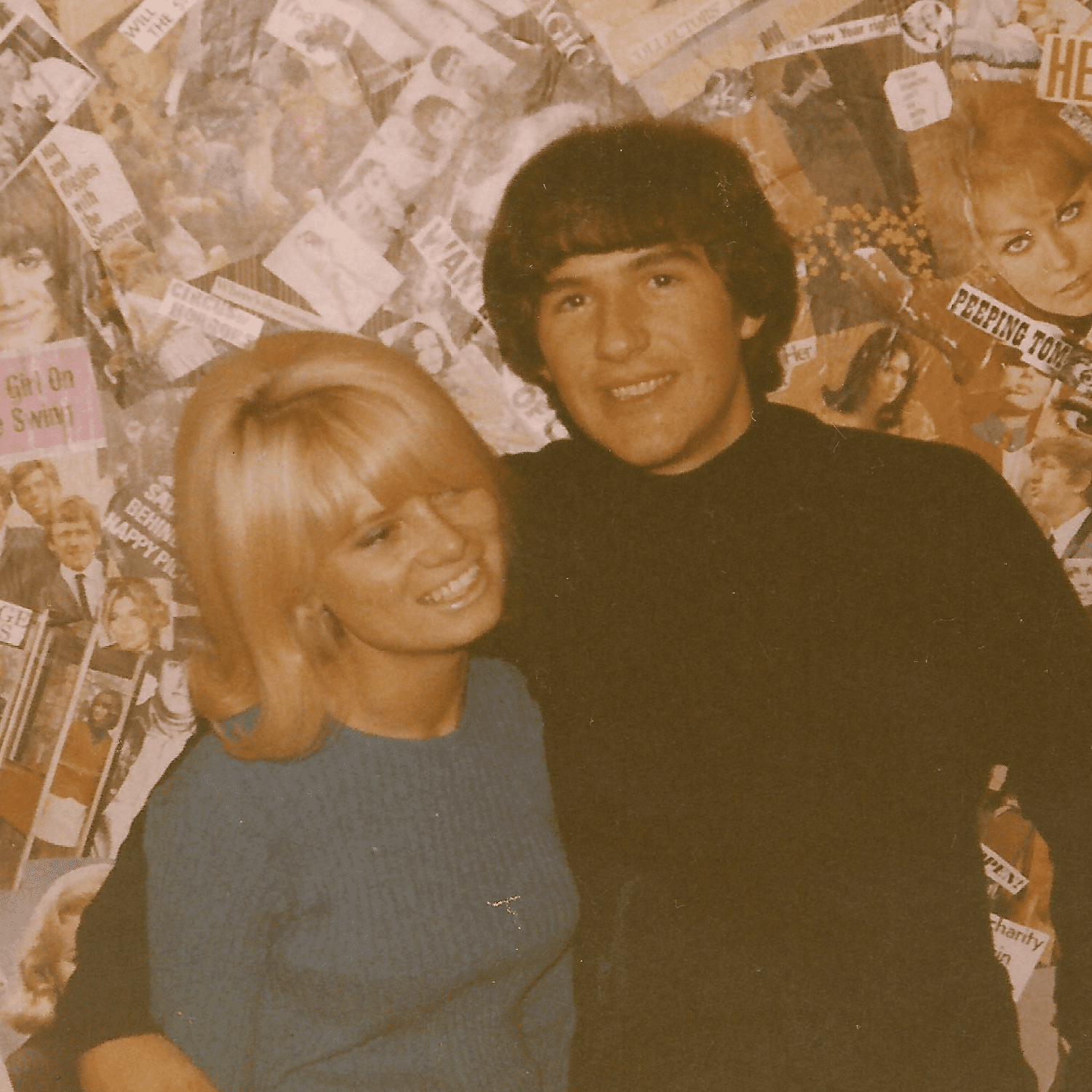 Mike en Bernadette in de jaren 60 - wanddecoratie van Bernie