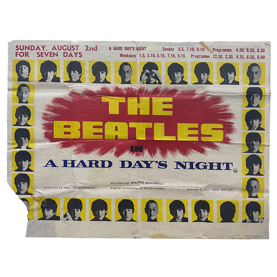 Speciale tentoonstelling 'A Hard Days Night' in het Beatles Story Museum in Liverpool