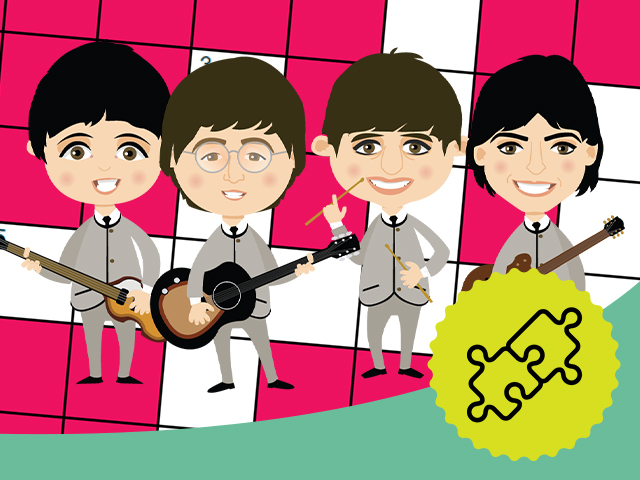 Beatles quiz kruiswoordraadsel