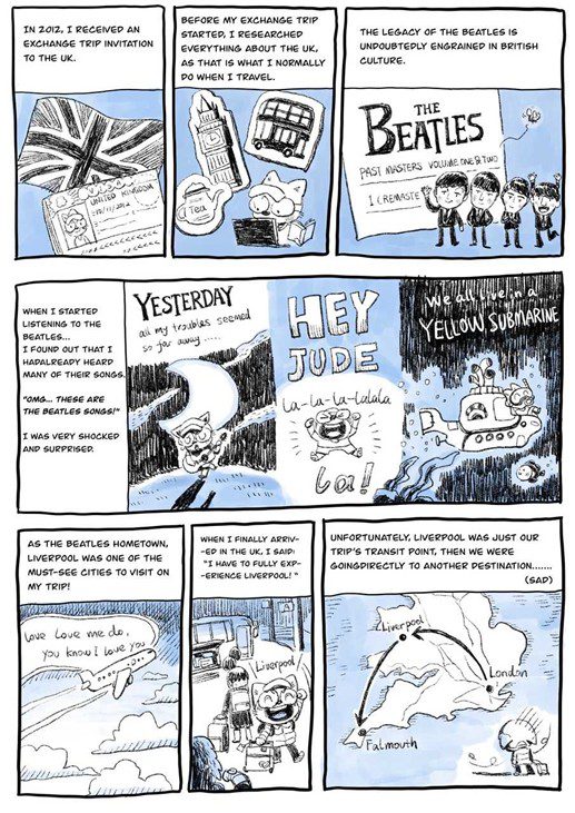 The Beatles Story 30th Birthday comic by Michael (1)