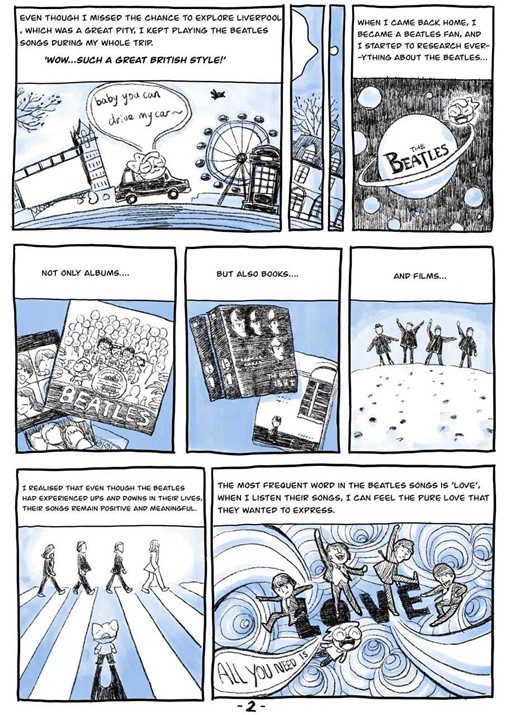 The Beatles Story Birthday Comic