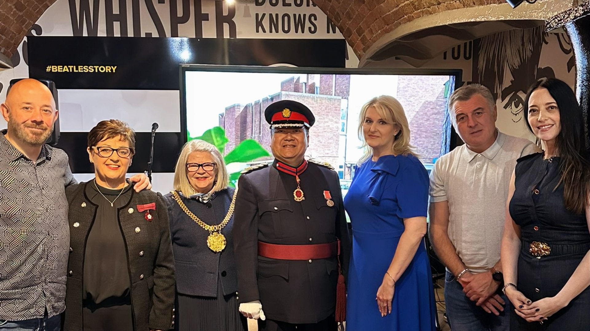 The Mersey Music Collective with the Lord Mayor and Lady Mayoress