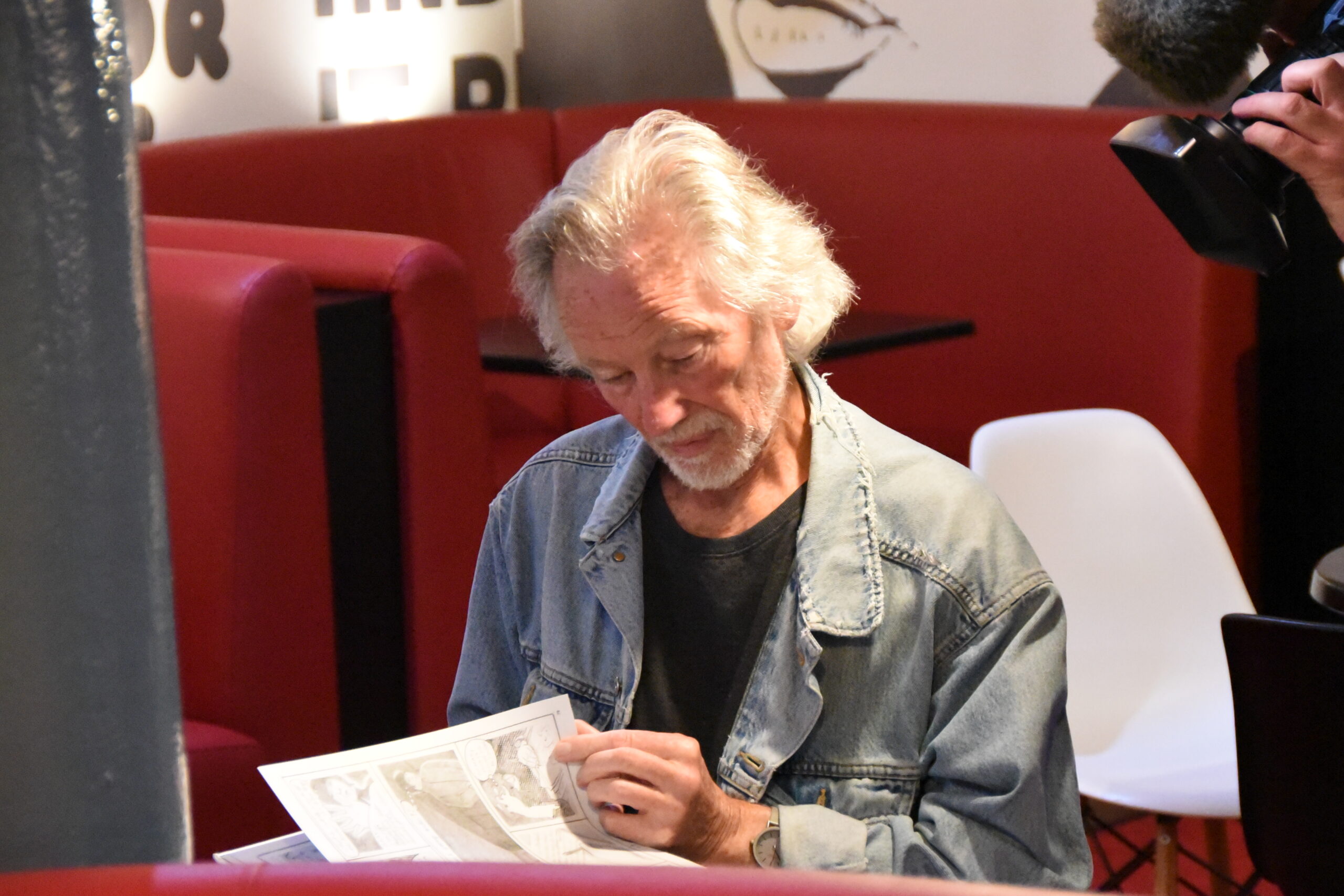 Klaus Voormann at The Fab4 Cafe, The Beatles Story.